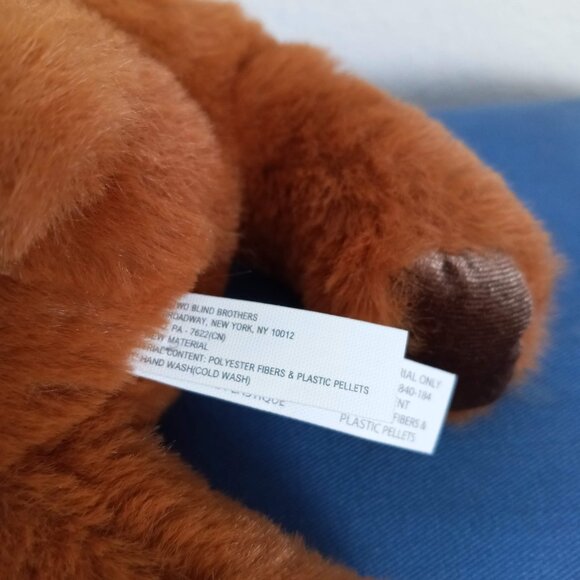 Braille Guide Dog Ginger Reindeer Two Blind Brothers NWT Plush Service Animal 9" - Picture 8 of 9